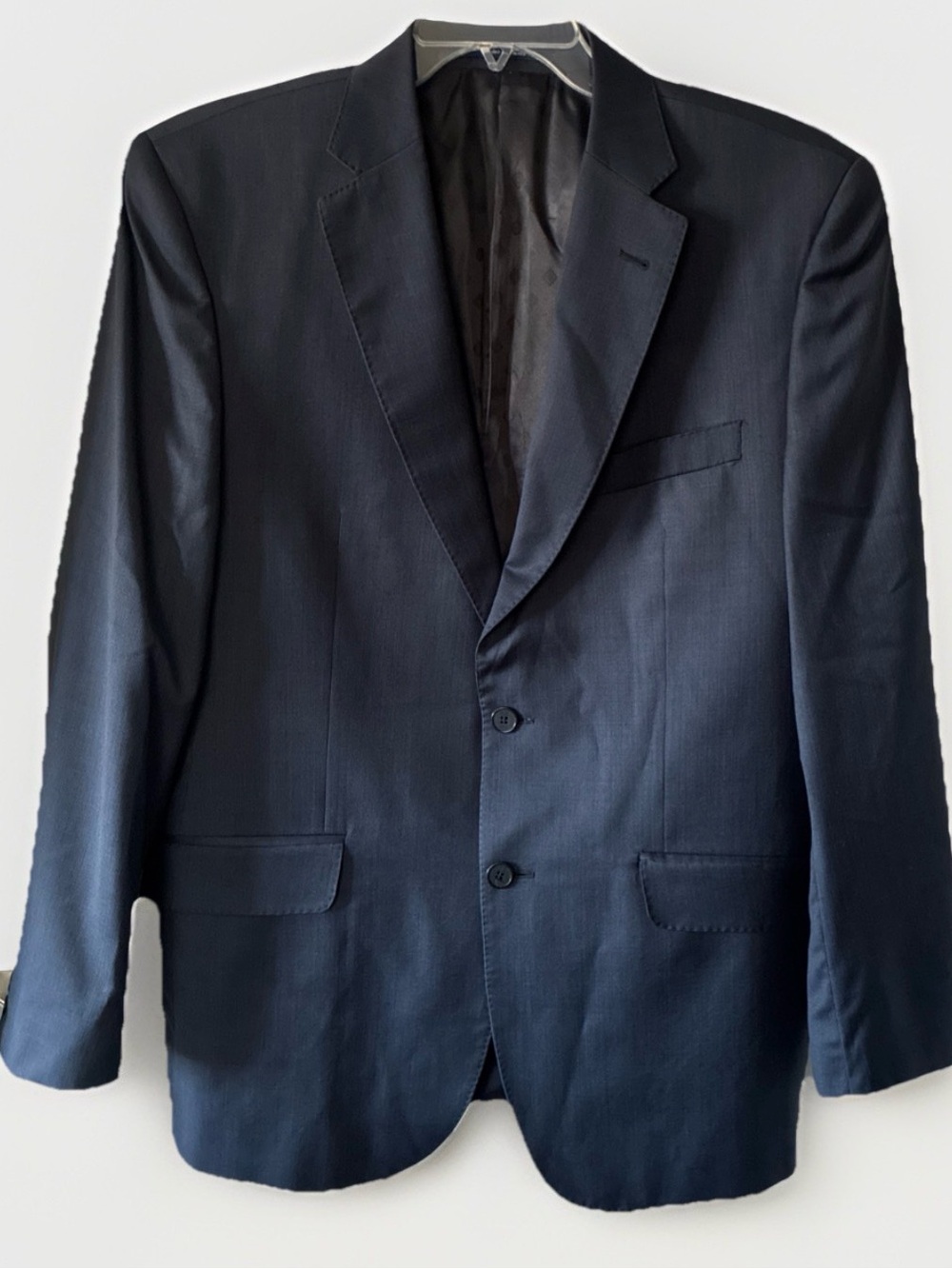 PEDRO DEL HIERRO Men’s Wool Sport Coat 42R US Size Blue Blazer Jacket EUC lux